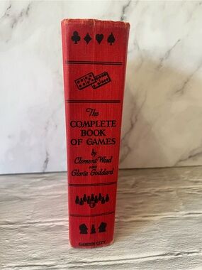 Vintage 1940 Hardcover Edition Of "The Complete Book of Games"
